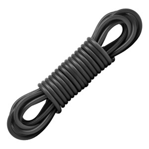 Pipedream Black Silicone Bondage Rope