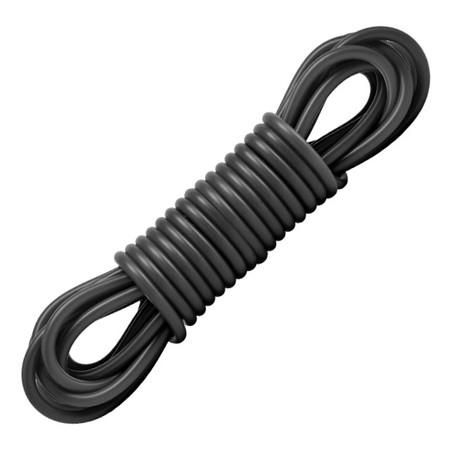 Pipedream Black Silicone Bondage Rope