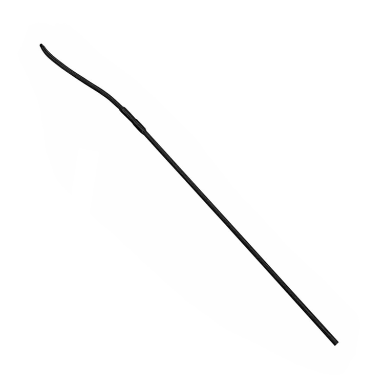 Dressage Velours קרופ קרבון שחור יוקרתי עם קצה גמיש להצלפה 110 סמ Waldhausen