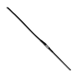 Dressage Leather Elegant black crop with a flexible tip for whipping 100 cm Waldhausen