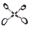 Faux-Leather and fabric handcuffs