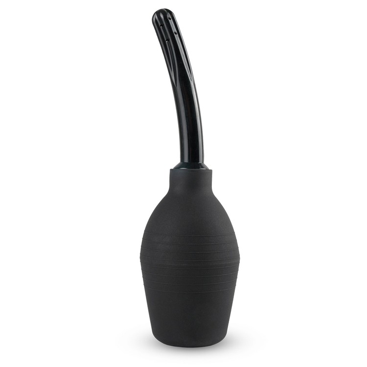 Curved ערכת חוקן עם מיכל לשימוש וגינלי או אנאלי Pipedream