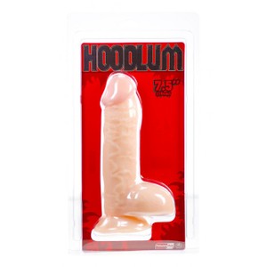 Hoodlum דילדו ריאליסטי עם אשכים PVC עור בהיר אורך 19 סמ עובי 4.5 סמ NMC