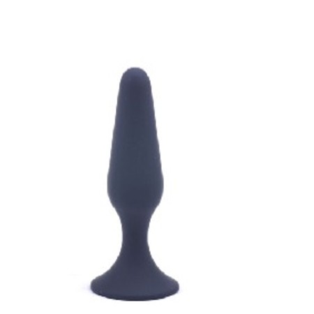 Silicone butt plug with base clinging to smooth surfaces 11 cm long and 3 cm long​