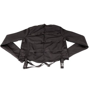 Black fabric straitjacket​, suitable for a variety of sizes of LuxFetish​​