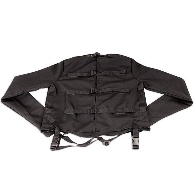 כותונת משוגעים מבד שחור מתאים למגוון מידות LuxFetish