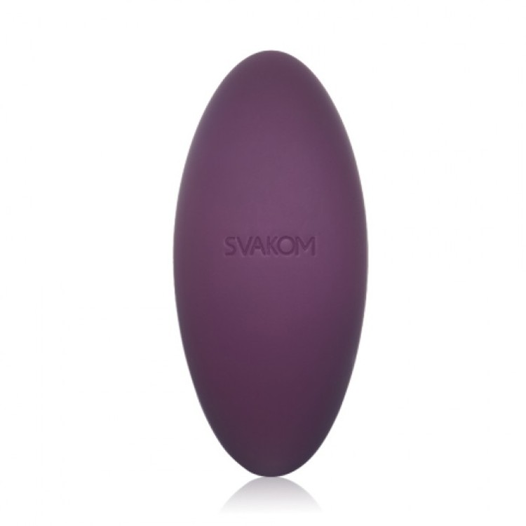 Echo ויברטור סיליקון סגול קטן מעוצב נוח לגירוי חיצוני Svakom