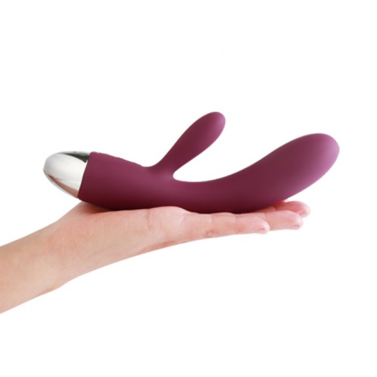 Alice - Purple Silicone Vibrator with Two Svakom Motors