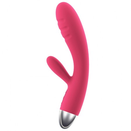Barbara Soft Pink Silicone Vibrator with two motors for internal and external stimulation Svakom