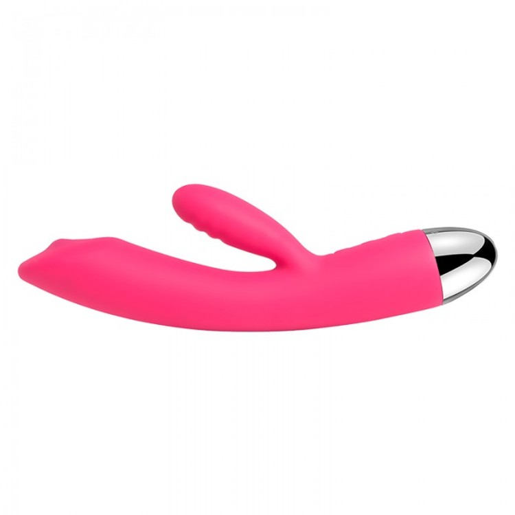 Trysta - Pink Silicone Vibrator combines vibration and motion by Svakom​