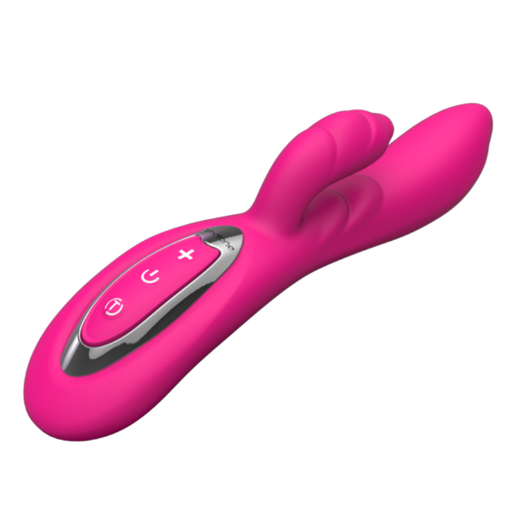 Touch 2 - pink silicone vibrator for external and internal stimulation Nalone