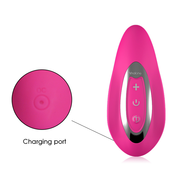 Curve ויברטור סיליקון ורוד לגירוי חיצוני נוח לאחיזה 7 מצבי רטט Nalone