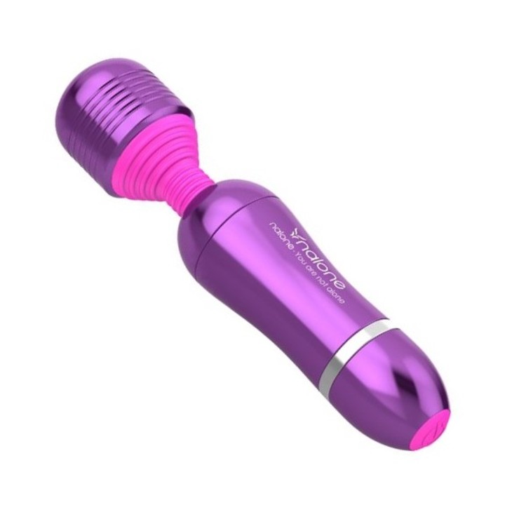 Roma ויברטור סגול קטן עם ראש גמיש Nalone