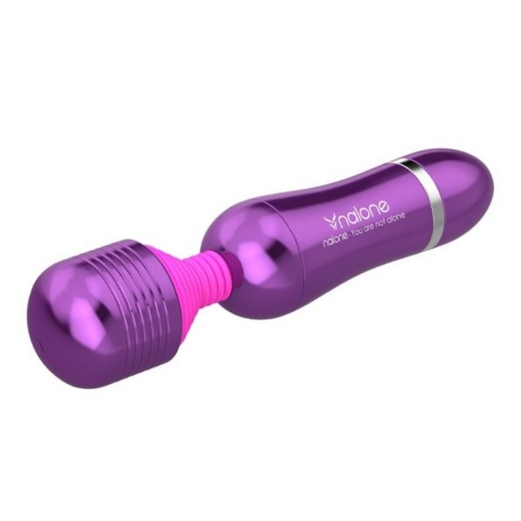 Roma ויברטור סגול קטן עם ראש גמיש Nalone