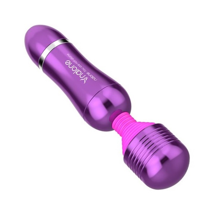 Roma ויברטור סגול קטן עם ראש גמיש Nalone