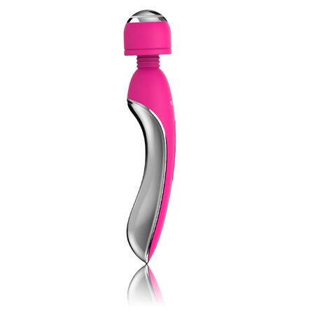 Electro Pink Silicone Vibrator for external stimulation with 7 vibration modes and Nalone electric currents