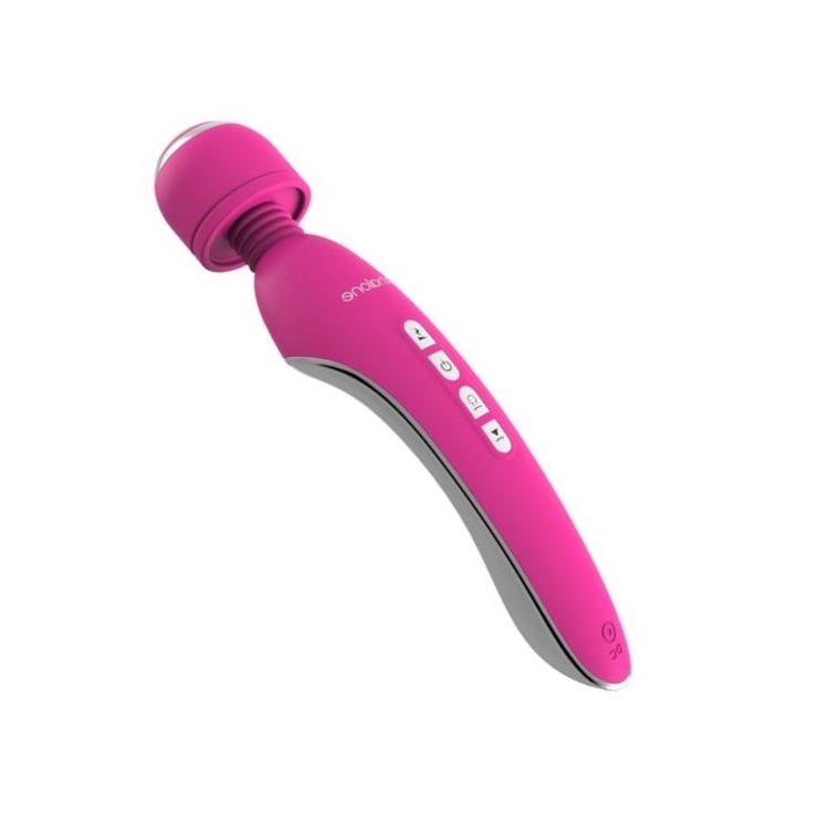 Electro ויברטור סיליקון ורוד לגירוי חיצוני עם 7 מצבי רטט וזרמים חשמליים Nalone