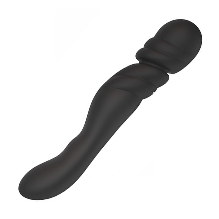 Jane ויברטור סיליקון שחור לגירוי חיצוני או פנימי Nalone