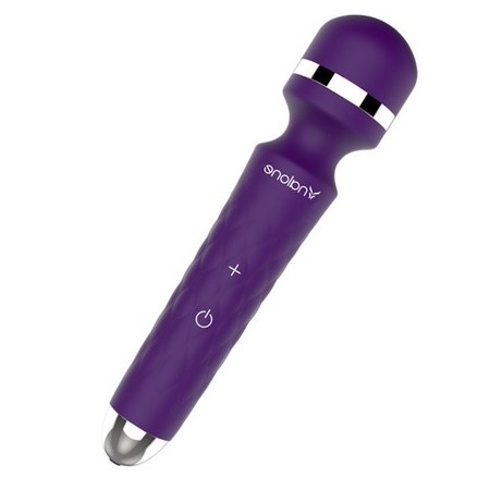 Rock Vibrator Massager Purple Silicone for Outdoor Stimulation 7 Vibration Strength Length 19 cm Thickness 4 cm Nalone