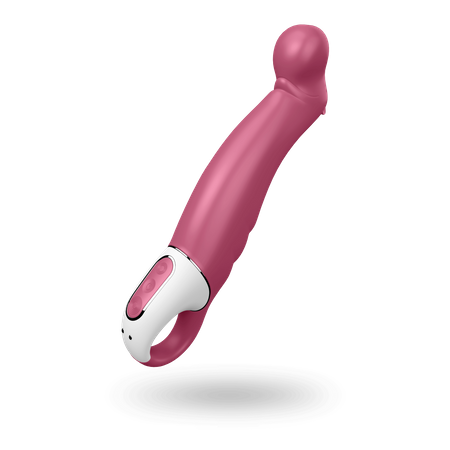 Petting Hippo Pink Silicone Vibrator for Powerful Internal Stimulation Satisfyer