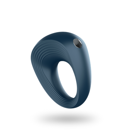 Power Ring קוקרינג סיליקון כחול 10 מצבי רטט Satisfyer