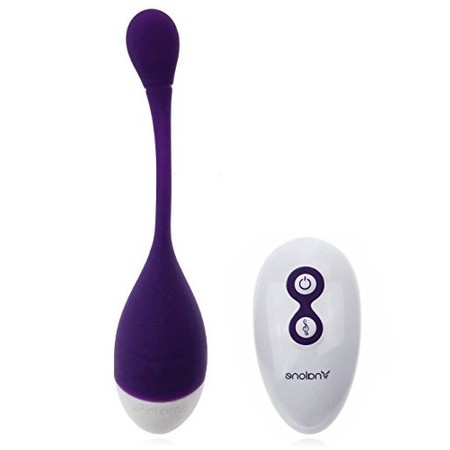 Sweetie - Black vibrating egg with remote control and sensitivity to Nalone sound