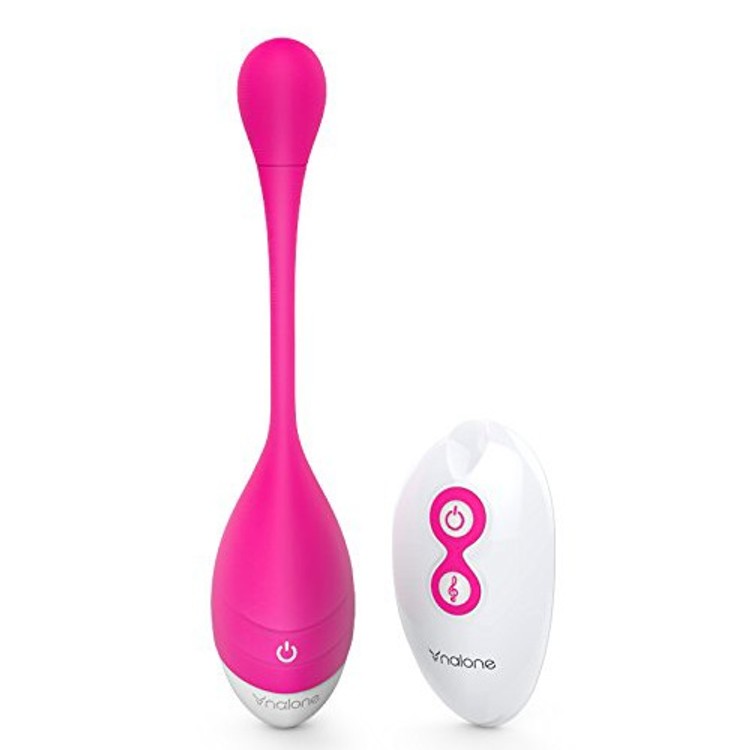 Sweetie ביצת רטט ורודה עם שלט רחוק ורגישות לקול Nalone