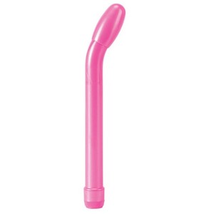 Slim G Hard Pink Vibrator for G-spot 18 cm thick 2.5 cm Seven Creations