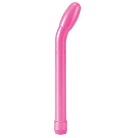 Slim G Hard Pink Vibrator for G-spot 18 cm thick 2.5 cm Seven Creations