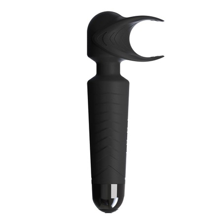 Man Wand - A unique black silicone magic wand male masturbator made by Dorcel​​