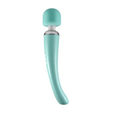 Elegance Wand Powerful Green Silicone Vibrator 20 Vibration Modes Love Magic​