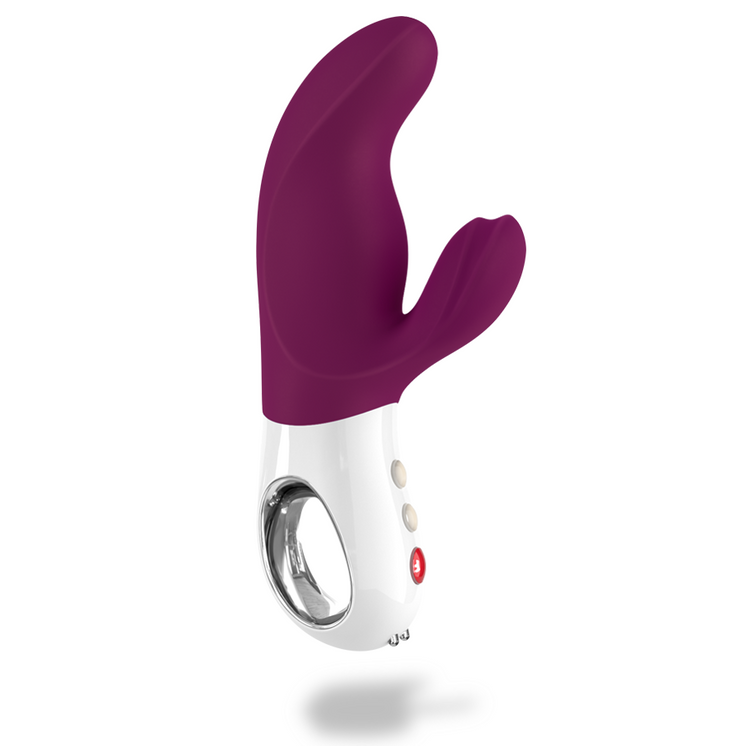 Miss Bi ויברטור סיליקון סגול קטן משולב עם שני מנועים Fun Factory