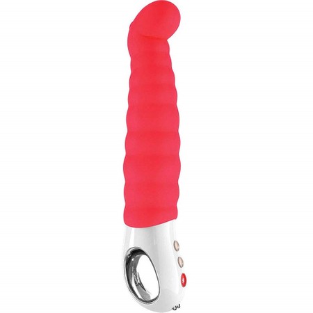 Patchy Paul Red Silicone Vibrator Length 17 cm Fun Factory