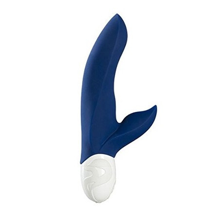 Tango Silicone Blue Vibrator with External Stimulation 11 Vibration Modes Length 12.5cm Thickness 3.5cm Fun Factory
