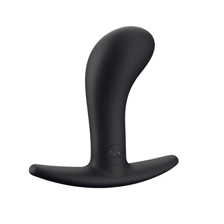 Bootie Medium Anal Plug Medium Black Silicone Length 9 cm Diameter 3.5 cm Fun Factory