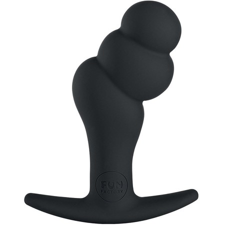 Boosty Plug Anal Silicone Black Fun Factory