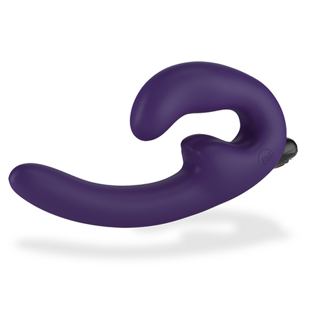ShareVibe Purple Silicone Vibrator for Double Penetration 5 Vibration Modes Fun Factory