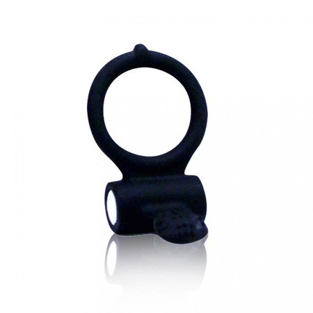 Power Clit Black silicone vibrating vibrator with Dorcel clitoral stimulation