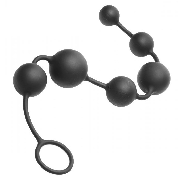 Serpant שרשרת 6 חרוזים אנאליים בגדלים משתנים Master Series