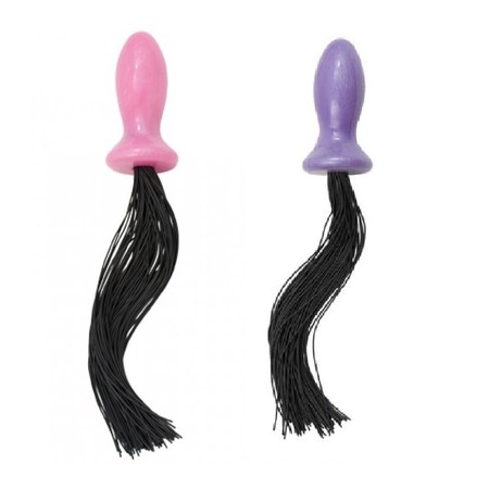 Rear Envy Small Anal Plug with Ponytail - Different Colors Doc Johnson