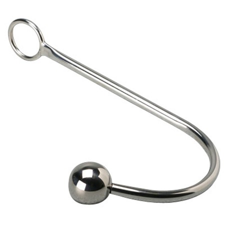 Anal metal hook with ball for tying and hanging​