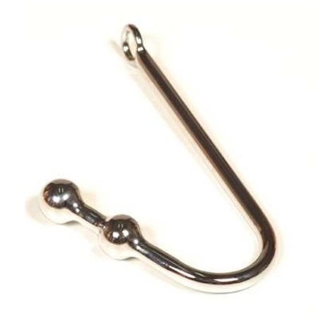 Anal metal hook with two balls​