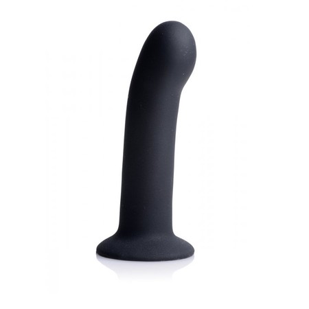 Black silicone dildo length 12 cm thickness 3 cm Strap U