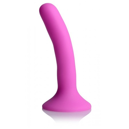 Pink silicone dildo length 10.5 cm thickness 2 cm Strap U​