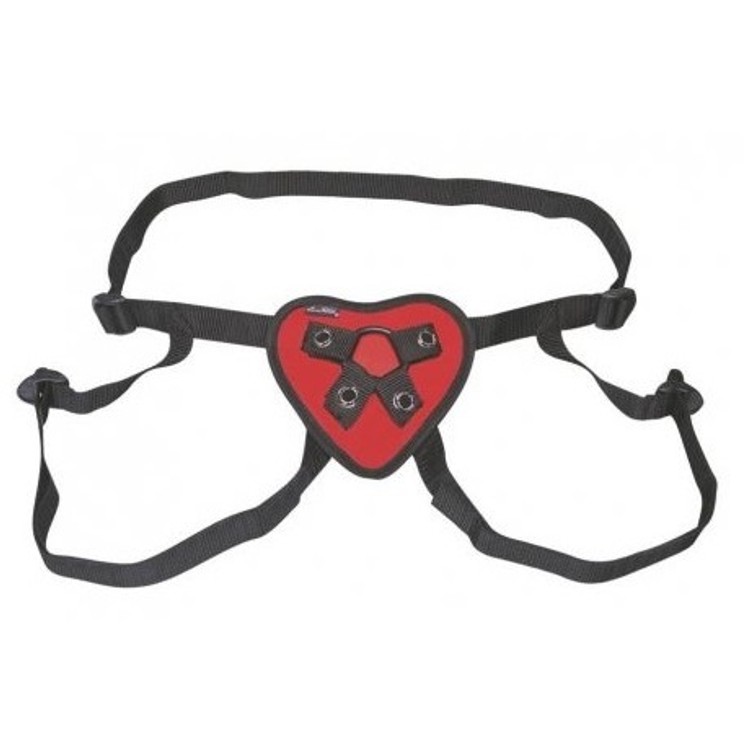 Red Heart סטרפאון בצורת לב אדום למראה סקסי ולוהט LuxFetish