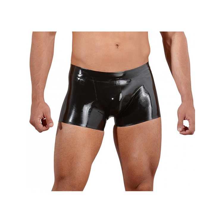 Black tight panties with open crotch