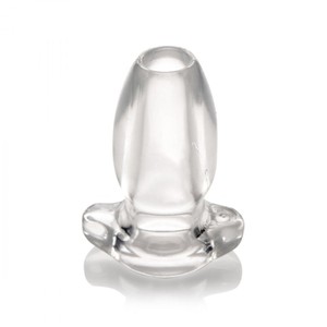 Gape Glory - Large transparent and hollow plug for visible anal penetration games