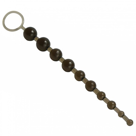 Anal beads with a handle made of PVC​