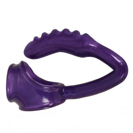 The Duke Cockring with a rough anal plug and a separate opening for the testicles​
