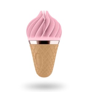 Sweet Treat צעצוע מסתובב המעוצב כגביע גלידה ורוד